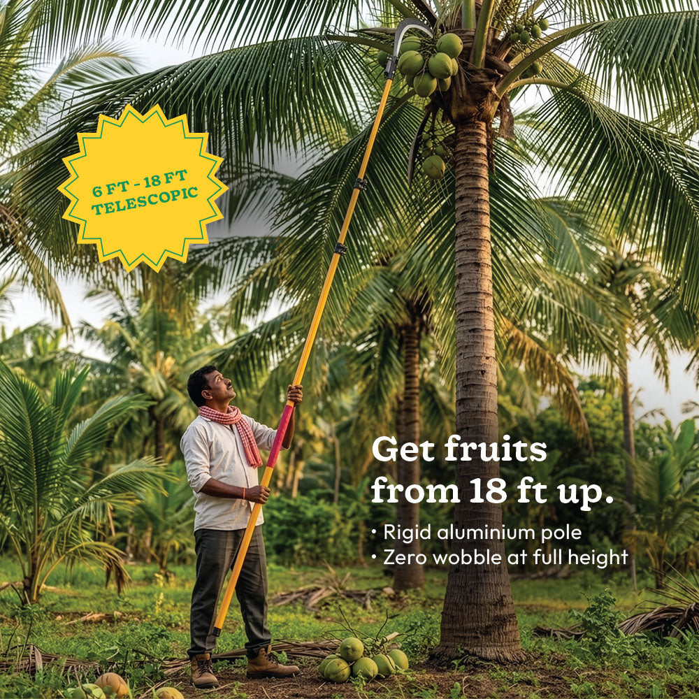 Telescopic Fruit Harvester Set (6–18 ft)